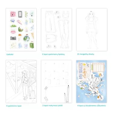 Dodo ceļojumu zīmēšanas grāmatiņa Lizzie | Lapute.lt