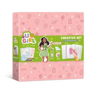 Dodo UGIRL Lizzie kūrybinis rinkinys -dėžutė