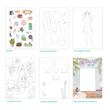 Dodo ceļojumu zīmēšanas grāmatiņa Flora| Lapute.lt