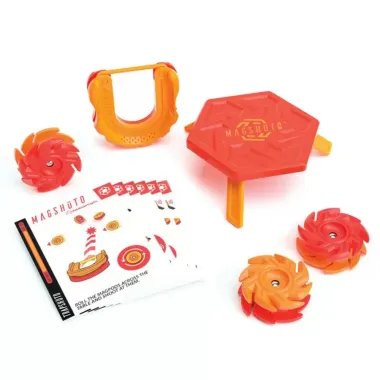 Magshuto Flamepiecer iššūkių kortelės ir kapsulės – lavinamasis žaidimas vaikams