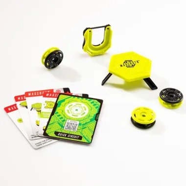 Magshuto Quick Circuit magnetinių kapsulių paleidimo įrenginys ir taikinys