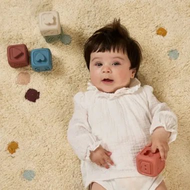 Miniland mīkstie sensorie klucīši (6 gab.) | Lapute.lt