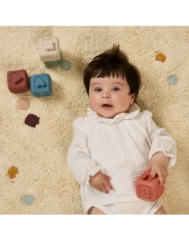 Miniland mīkstie sensorie klucīši (6 gab.) Miniland mīkstie sensorie klucīši (6 gab.)