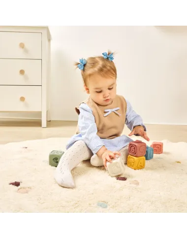 Miniland mīkstie sensorie klucīši (6 gab.) Miniland mīkstie sensorie klucīši (6 gab.)