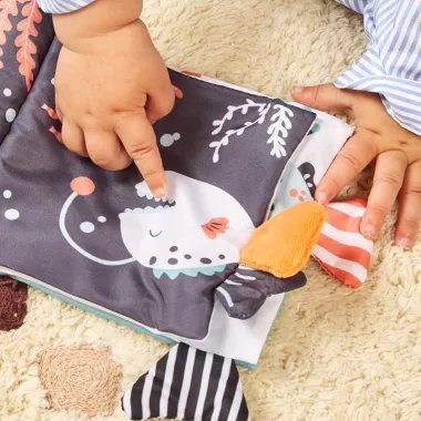 Miniland attīstošā grāmatiņa mazuļiem Okeāns | Lapute.lt