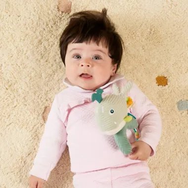 Banginio formos minkštas kūdikių barškutis su švelniu garsu