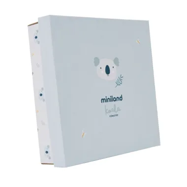 Miniland dovanų rinkinys kūdikiams Koala su barškučiu ir migduku - dėžutė