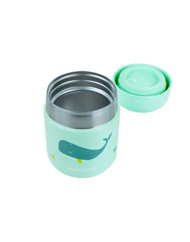 Miniland pārtikas termoss Whale (280 ml)