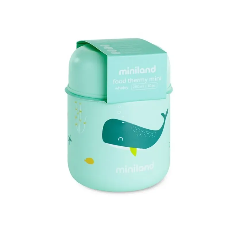 Miniland pārtikas termoss Whale (280 ml)
