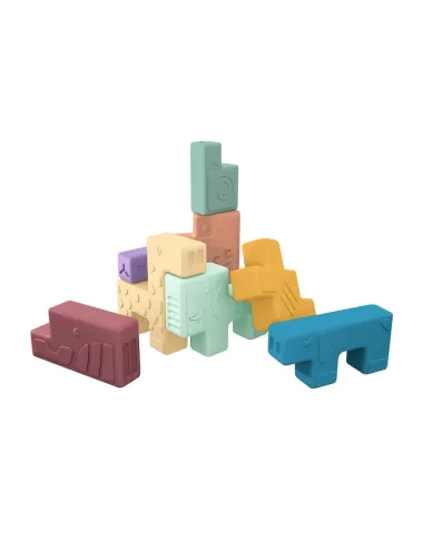 Miniland mīkstie attīstošie bloki Soft Animal Blocks
