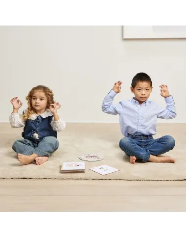 Miniland vaikų jogos žaidimas Spin & Chill su pakuote