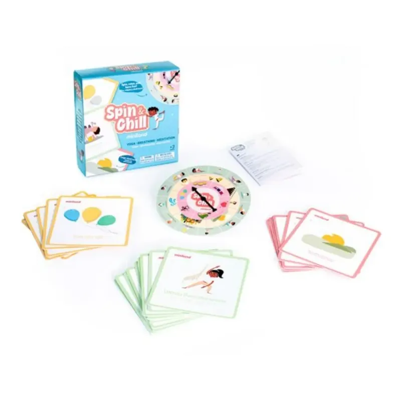 Miniland bērnu jogas spēle Spin & Chill