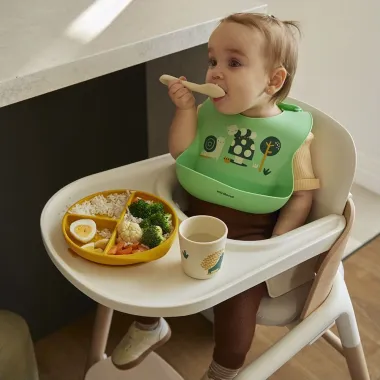 Miniland silikona trauku komplekts Garden | Lapute.lt