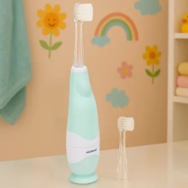 Elektrinis šepetėlis su laikmačiu ir švelnia vibracija