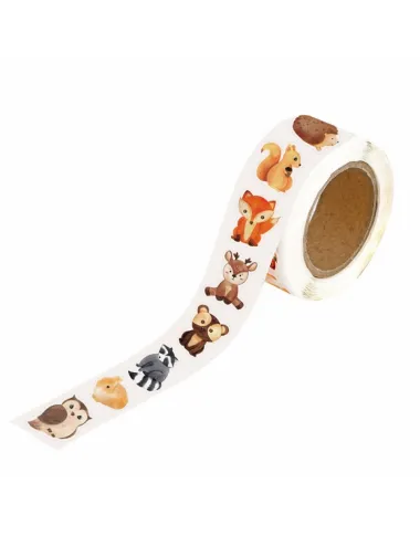 Lipdukų ritinys, 500 vnt - baltame fone