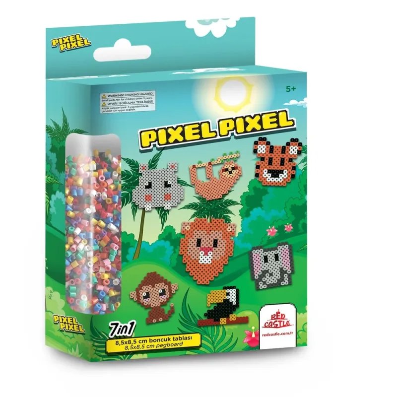 Red Castle lyginamų karoliukų mozaika  Safaris rinkinys vaikams