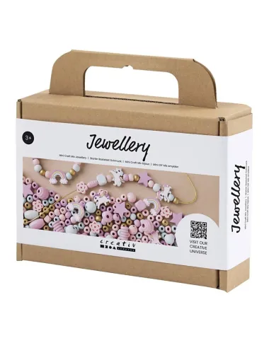 Creativ papuošalų gaminimo rinkinys pastelinių spalvų