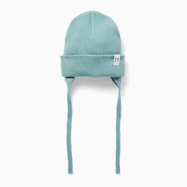 ZIPPY gaiši zila cepure ar šņorēm (48 cm)