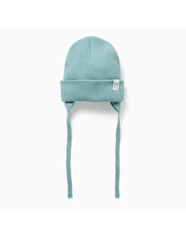 ZIPPY gaiši zila cepure ar šņorēm (48 cm)