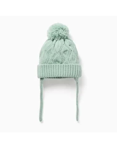 ZIPPY zaļa cepure ar šņorēm (48 cm)