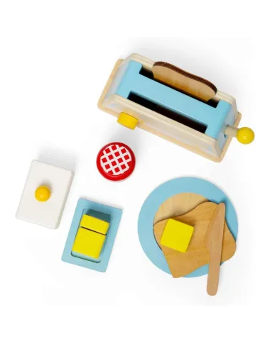 Bigjigs koka brokastu komplekts bērniem