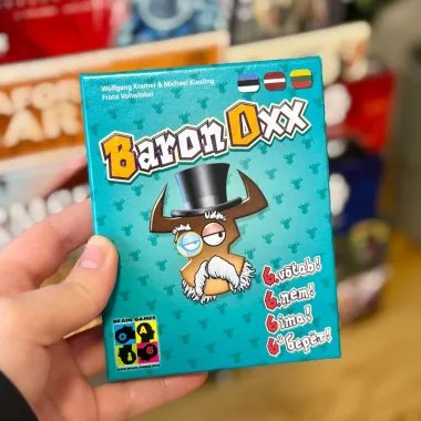 Kortų žaidimas Baron Oxx - smagus ir įtraukiantis stalo žaidimas šeimai
