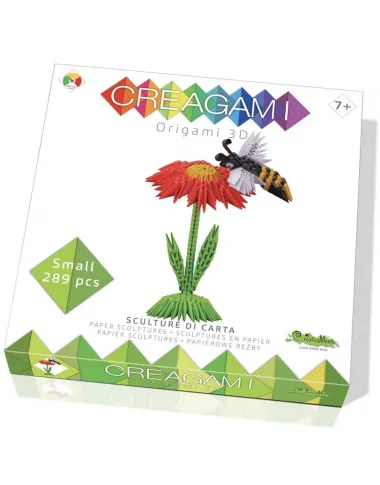 Creagami 3D origami S rinkinys Bitė su gėlyte Creagami 3D origami S rinkinys Bitė su gėlyte