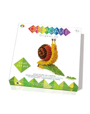 Creagami 3D origami S rinkinys Sraigė vaikams nuo 7 metų