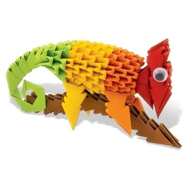 Creagami 3D origami S rinkinys Chameleonas