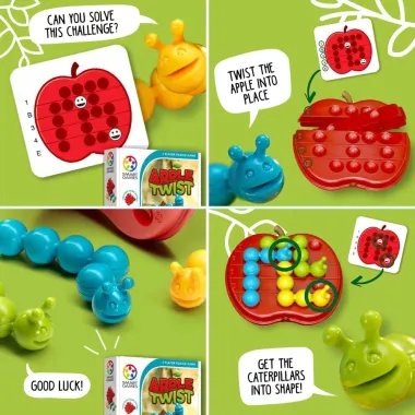 Loģiskā spēle Apple Twist | Lapute.lt