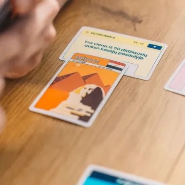 Stalo žaidimas Quizwiz - bendradarbiavimo viktorinos žaidimas