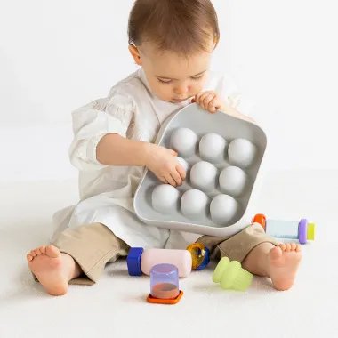 Rūšiuoklės rinkinys – buteliukas, šepetukas, vamzdelis ir kamuoliukas