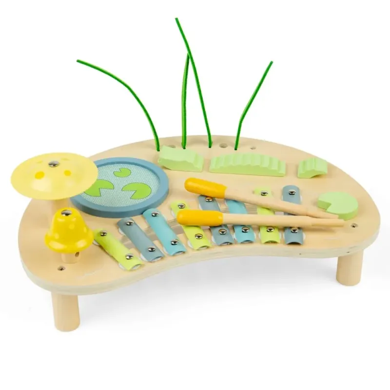 Bigjigs muzikinis suolelis Džiunglės su ksilofonu ir būgneliu