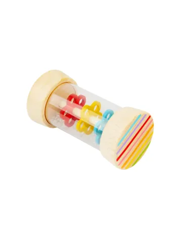 Bigjigs barškutis lietaus garsai kūdikiams su vaivorykštės raštu Bigjigs barškutis lietaus garsai kūdikiams su vaivorykštės raštu