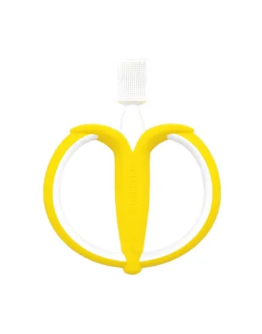 Edisonmama pirmasis dantų šepetėlis Bananas kūdikiams nuo 6 mėn.