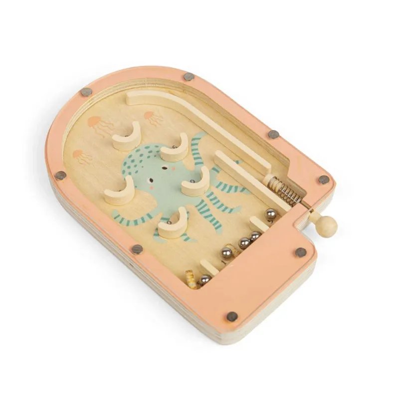 Bigjigs medinis mini pinbolas Aštuonkojis