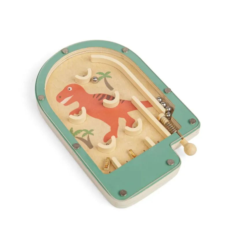 Bigjigs koka mini pinbols T-Rex | Lapute.lt