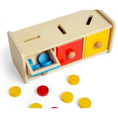 Bigjigs Toys medinis rūšiavimo žaidimas vaikams nuo 12 mėn.