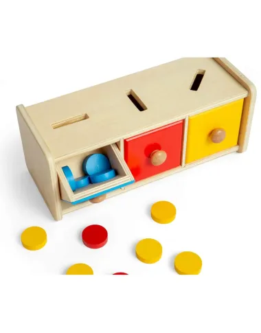 Bigjigs koka monētu šķirošanas spēle Bigjigs koka monētu šķirošanas spēle