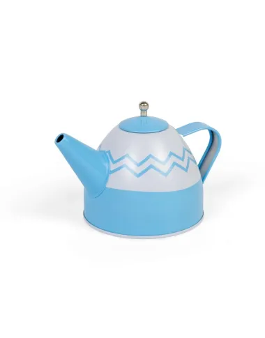 Medinis pikniko rinkinys pintinėje vaikams - arbatinukas, puodeliai, lėkštės.