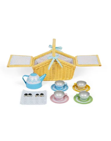 Bigjigs pītā tējas groza komplekts (18 daļas)