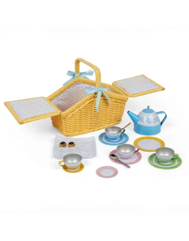 Bigjigs pītā tējas groza komplekts (18 daļas)