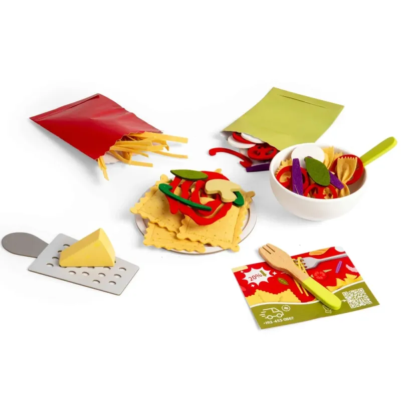 Bigjigs koka makaronu komplekts diviem