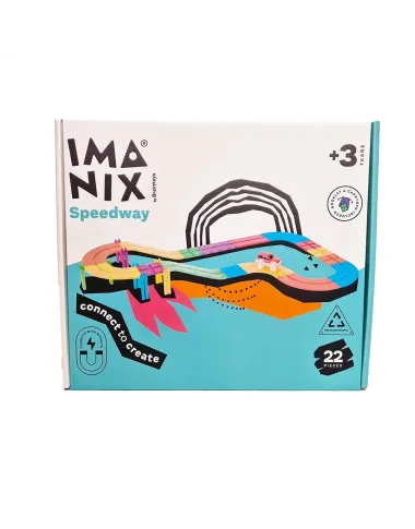 Imanix magnētiskā konstruktoru trase (22 detaļas)