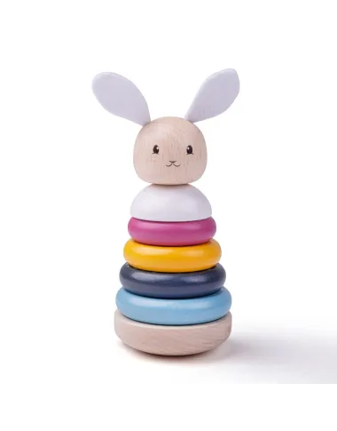 Bigjigs medinis bokštas - Mediniai lavinamieji žaislai