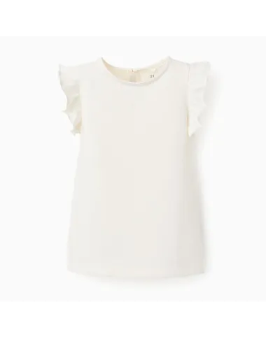 ZIPPY balti marškinėliai mergaitei (3/4-13/14 m) iš priekio