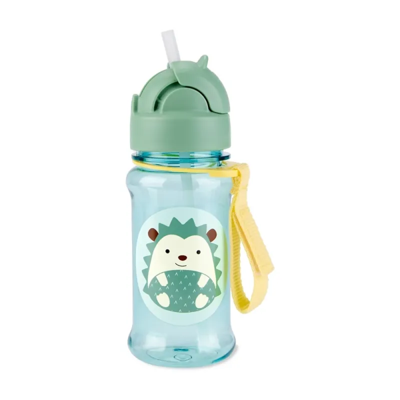 Vaikiška gertuvė su šiaudeliu Ežiukas, 355 ml - atidarytos vaizdas