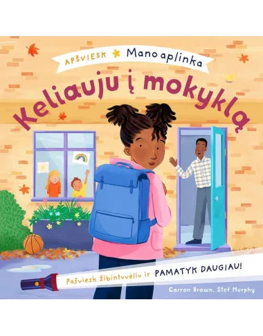 Skaitau nuo gimimo knyga vaikams Keliauju į mokyklą viršelis