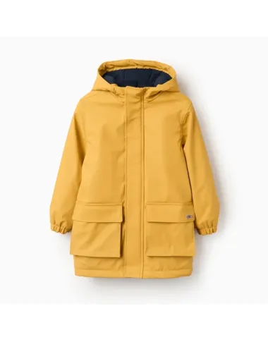 Geltona lietaus striukė (3/4-13/14 m) - vaizdas iš priekio