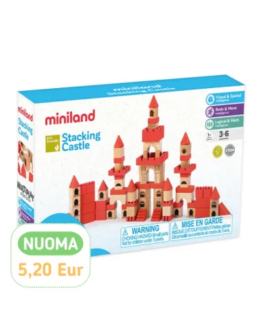 Miniland koka pils (100 el.)